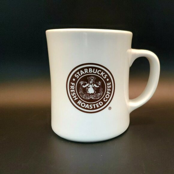 Starbucks Other - Starbucks 2008 Fresh Roasted. Dual Logo Brown & Green Mermaid Coffee Mug 16 oz.